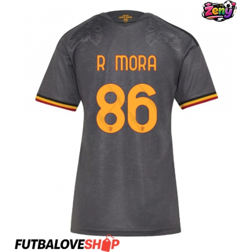 Dres AS Roma Rodrigo Mora #86 Tretina pre Ženy 2026-27 Krátky Rukáv